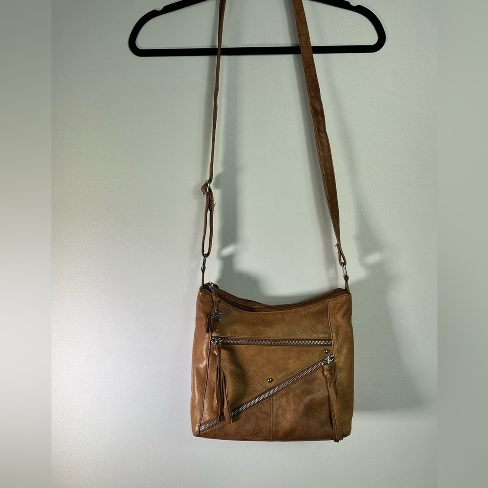 Brown Leather Crossbody Bag